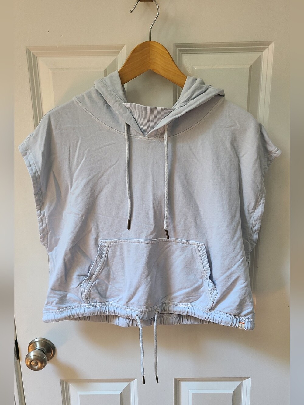 Normal Brand Med Light Blue Sleeveless Hoodie